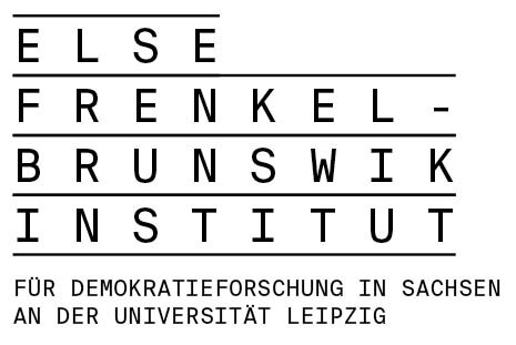 Abgebildet ist das Logo des EFBI. Dieses ist eine Wortmarke. Auf vier Zeilen wird der Name Else-Frenkel-Brunswik-Institut abgebildet. 